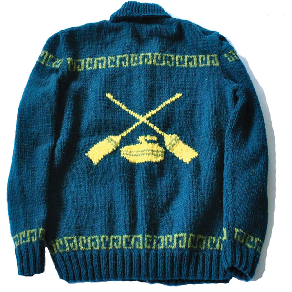 Green Wool Curling Sweater