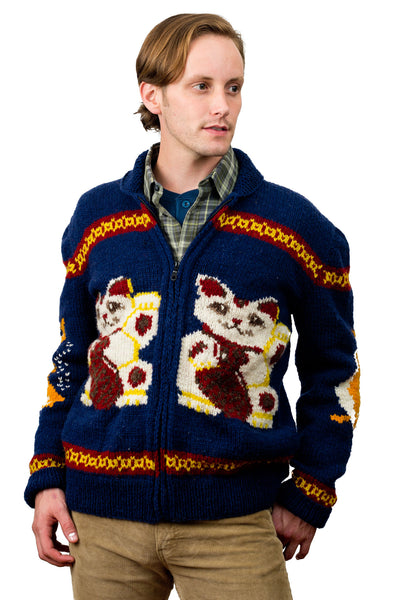 maneki neko sweater front