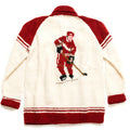 Hockey Player hand knit sweater 