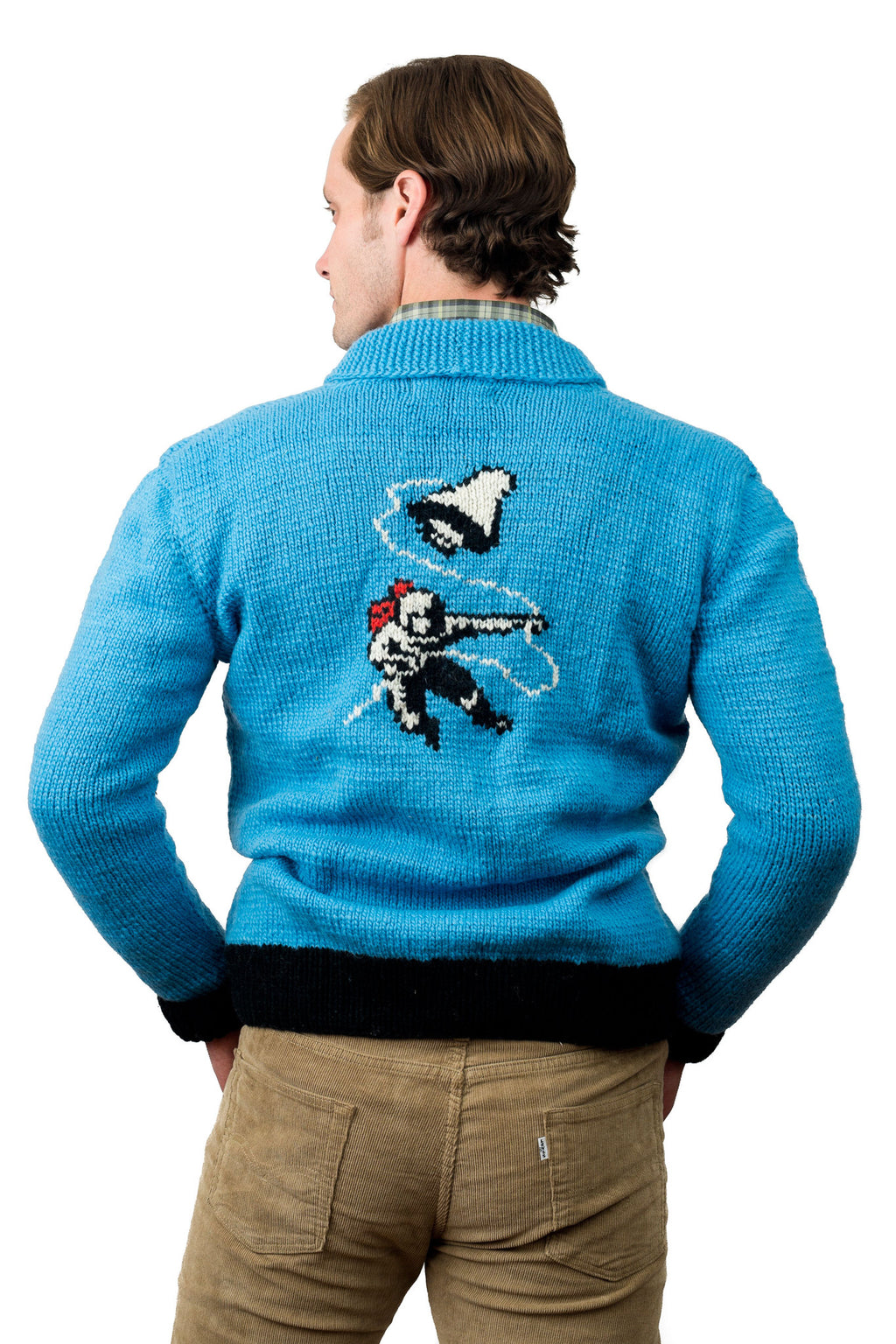 Mary Maxim Astronaut Sweater Back