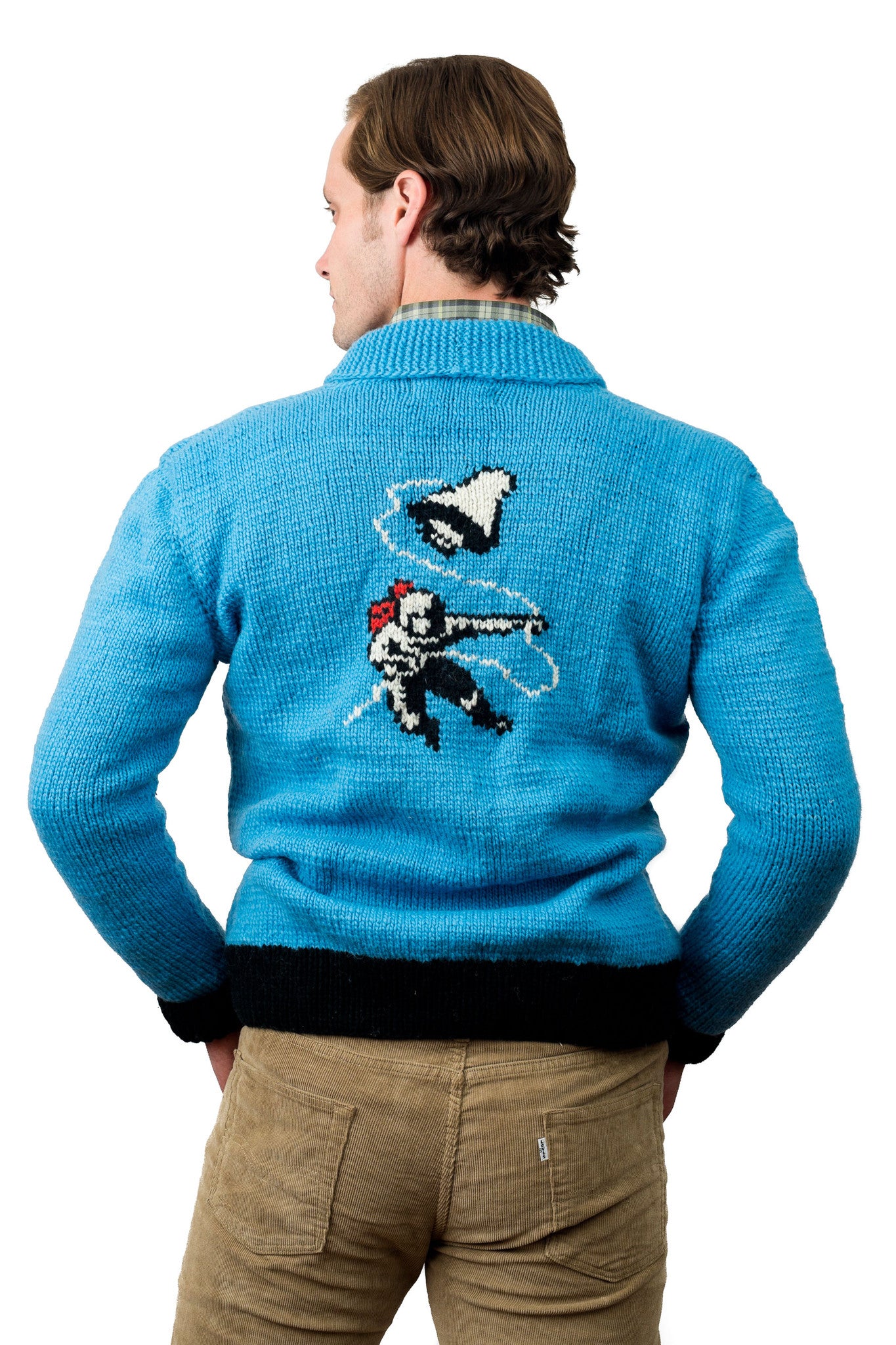 Mary Maxim Astronaut Sweater Back
