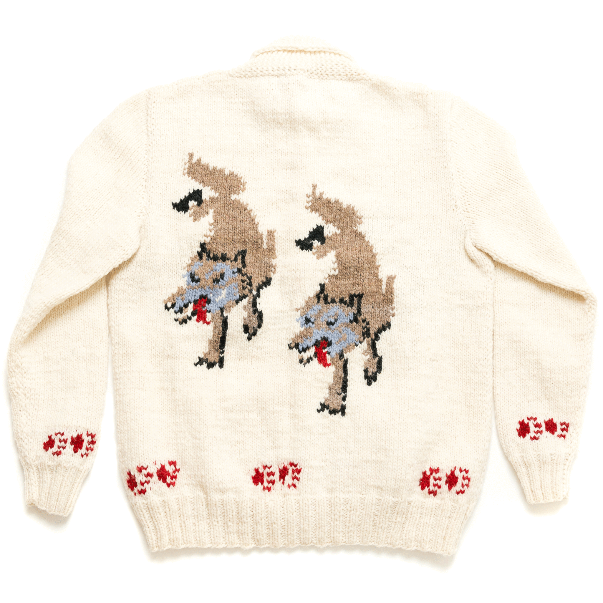 Mary Maxim Wolves Sweater