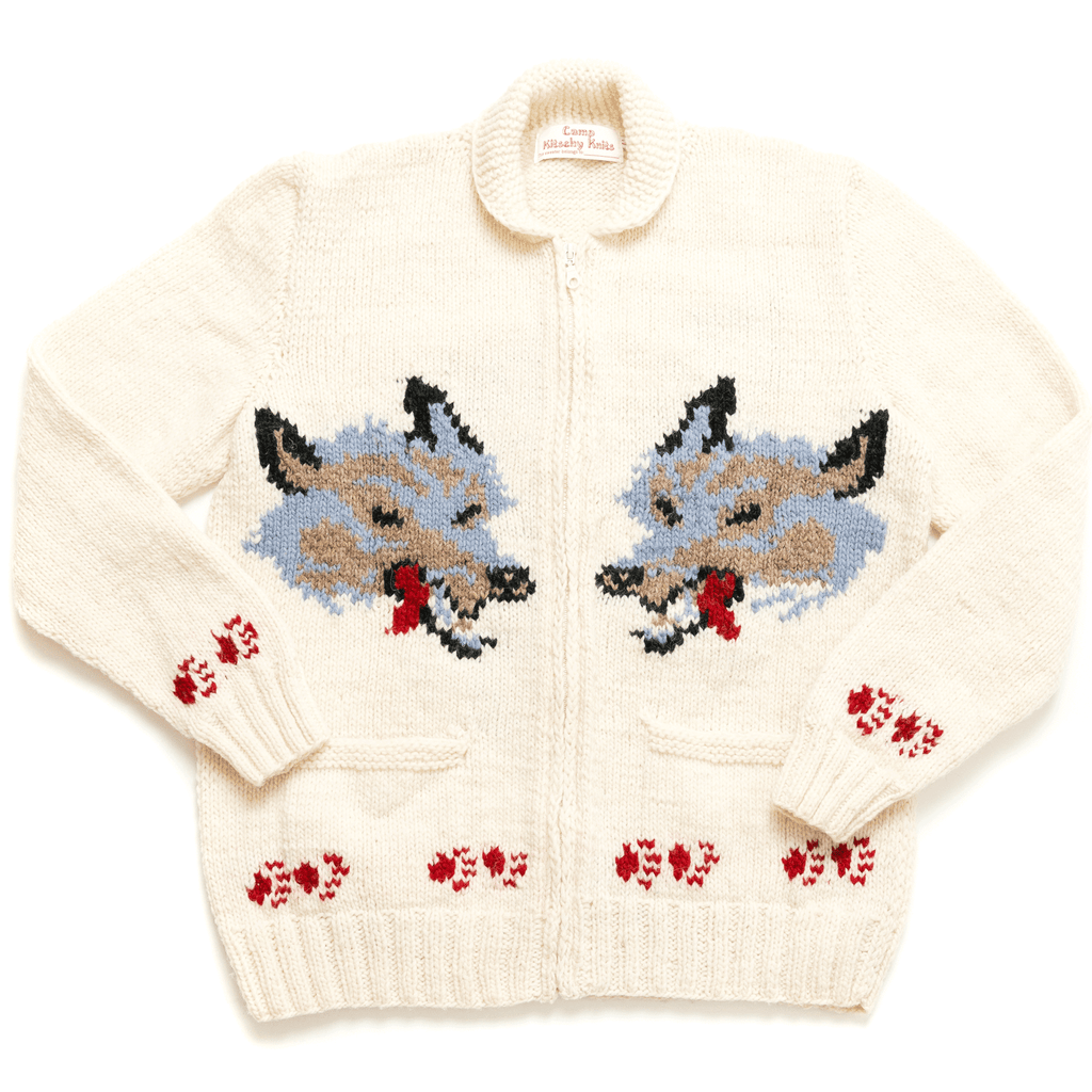 Mary Maxim Wolves Sweater