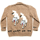 Mary Maxim Grey Wolves Sweater