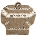 White Buffalo Wool Curling Sweater