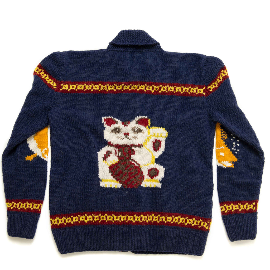 Lucky Cat Maneki Neko Sweater