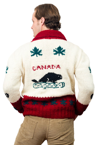 Canadian Beaver Sweater Back