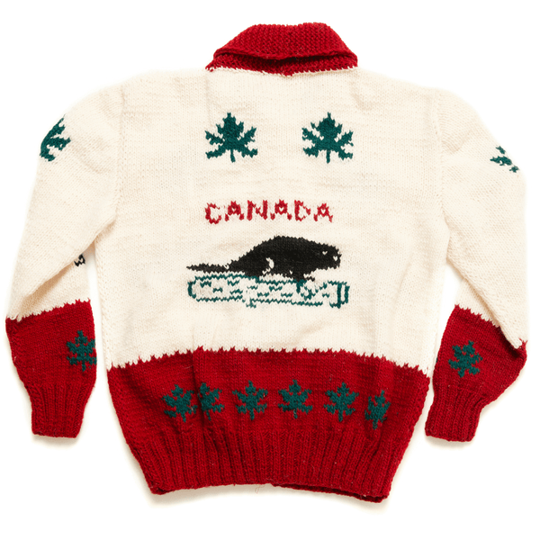 Mary Maxim Canadian Beaver Sweater
