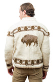 Mary Maxim Buffalo Sweater Back