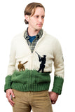 Pheasant Hunt Hand Knit Wool Hunting sweater