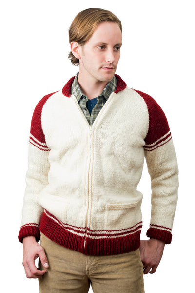 Hand Knit Wool Hockey Sweater