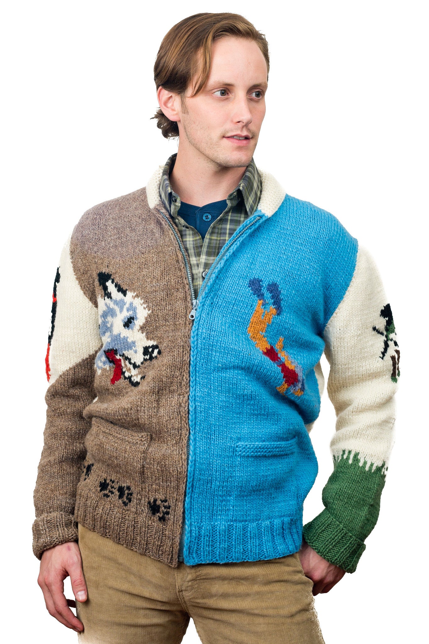 Mary Mashup Diver Wool Sweater