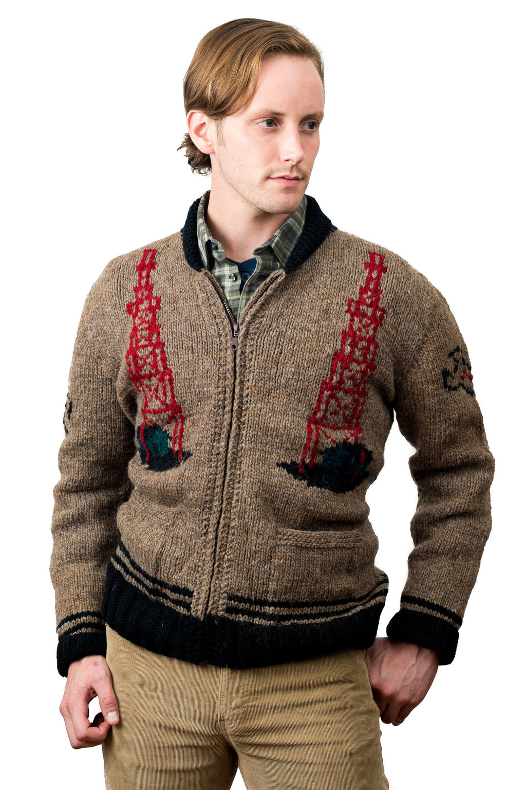 Mary Maxim Oil Rig Sweater