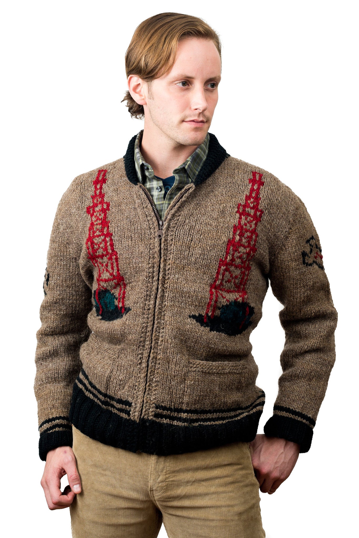 Mary Maxim Oil Rig Sweater